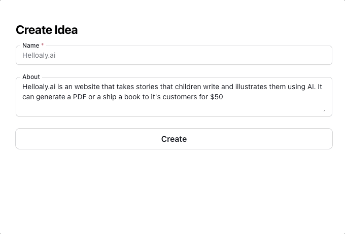 Inbox user interface